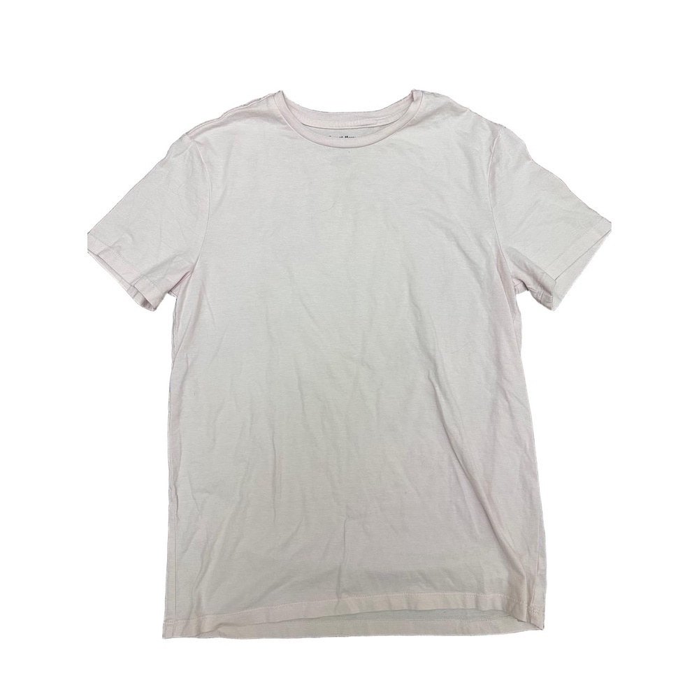 Goodfellow & Co T-Shirt Womens Size M Light Pink Short Sleeve Crewneck Basic